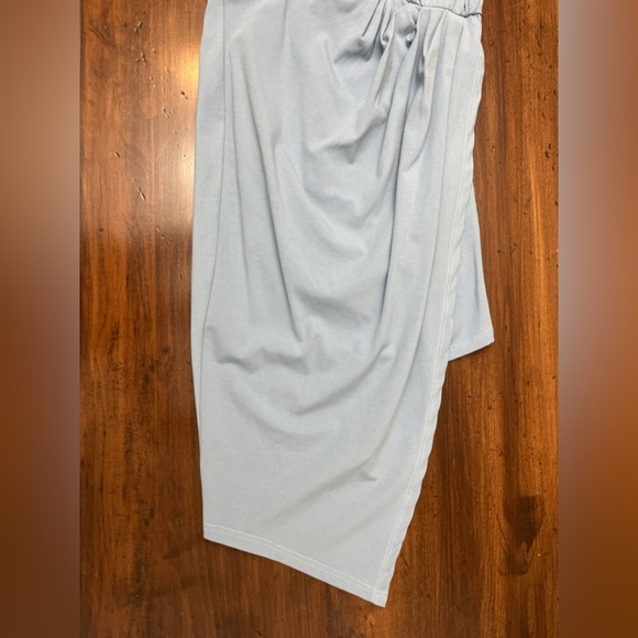 Strut & Bolt Shoulder Pad Wrap Dress Blue Size S / M Casual Comfortable Summer - Picture 10 of 16